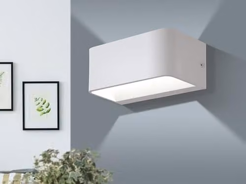 Eglo Sania 4 LED White Cube Aluminium Wall Light – 2