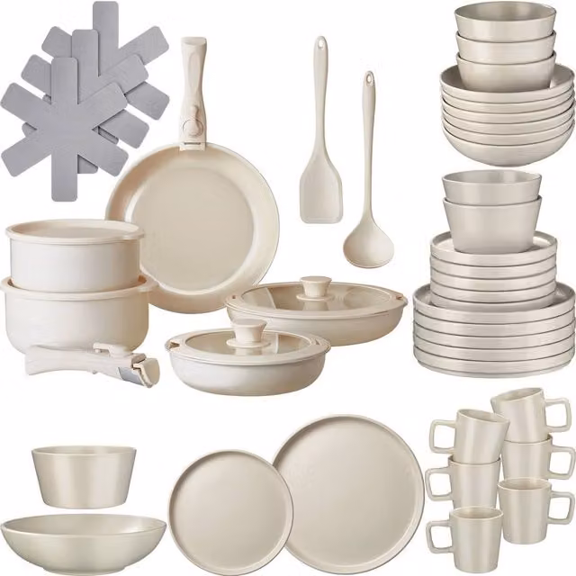 tectake Kitchen Starter Set Una/Genua Multicolour