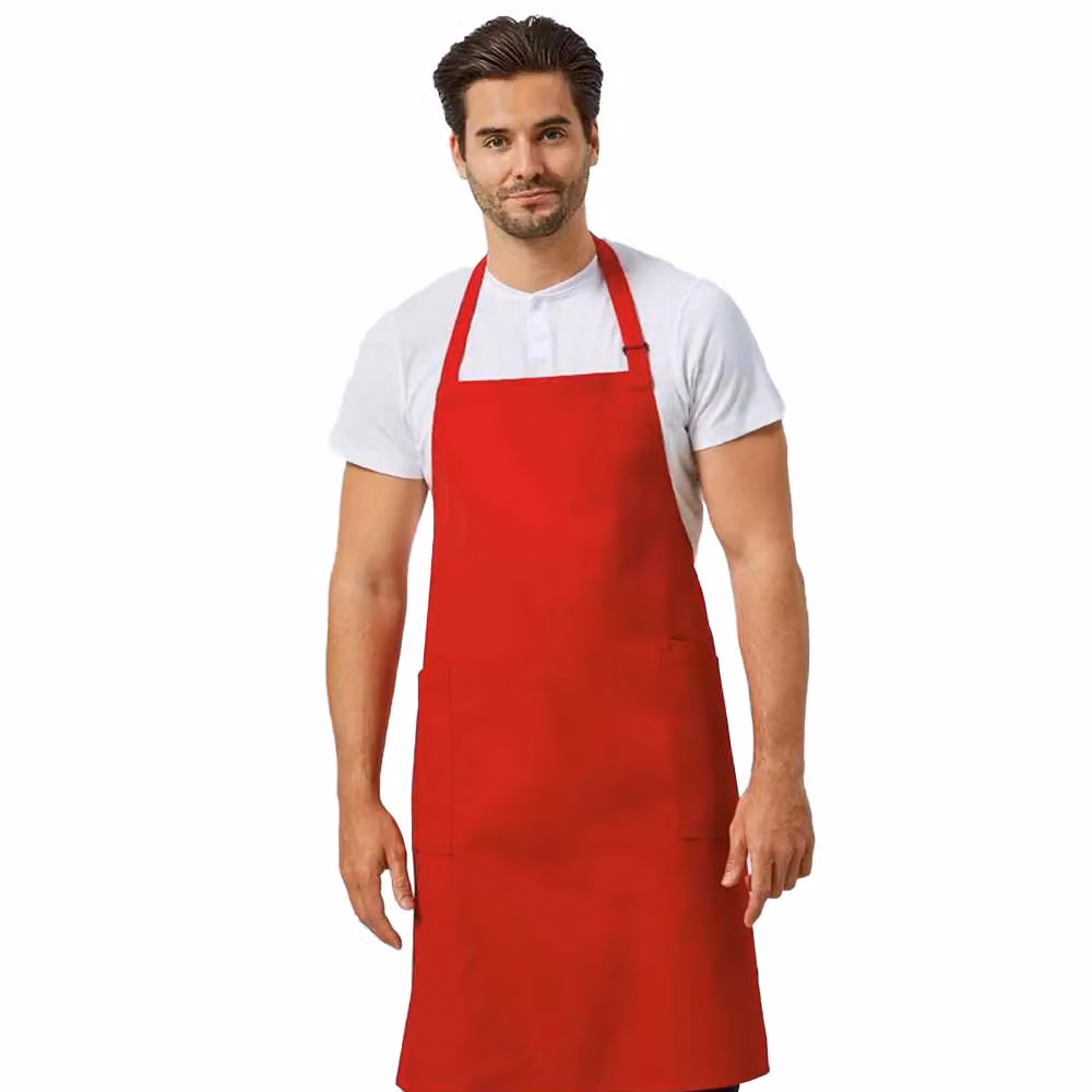 Premier Fairtrade Certified Full Apron in Red – 2