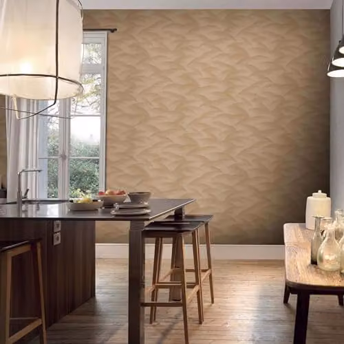Erismann Fashion for Walls 4 Collection Non-Woven Abstract Wallpaper, Yellow and Beige, W: 0.53 m, L: 10.05 m – 2