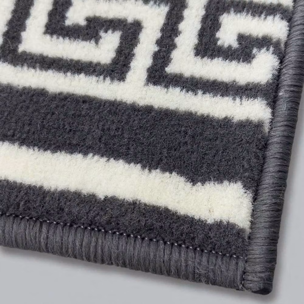 runrug Key Hallway Runner Rug, Grey, W: 100 cm, L: 420 cm – 8