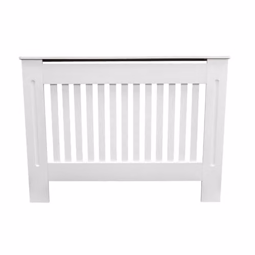 AIRWAVE Modern Pre-Cut Radiator Cover in White (Medium) – 1