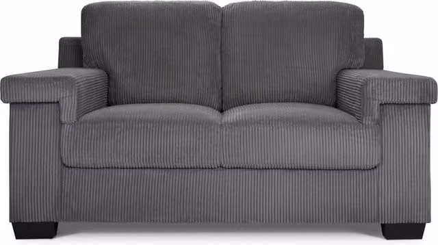 Bravich Enzo Jumbo Corduroy Sofa in Grey