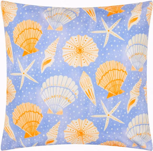 Make It A Home Blue Striped Nautical Square Outdoor Cushion