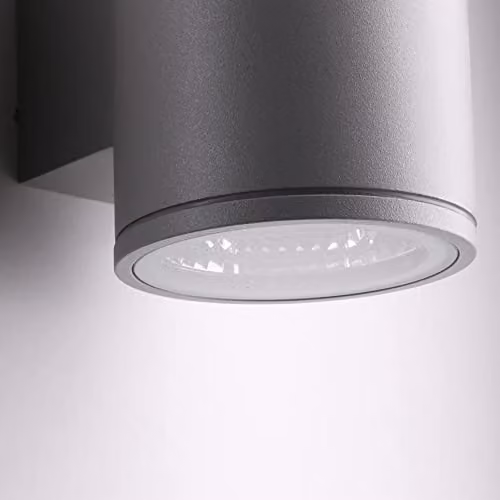Netlighting Orion LED Outdoor Surface Mounted Wall Light, Grey, IP54 – 4