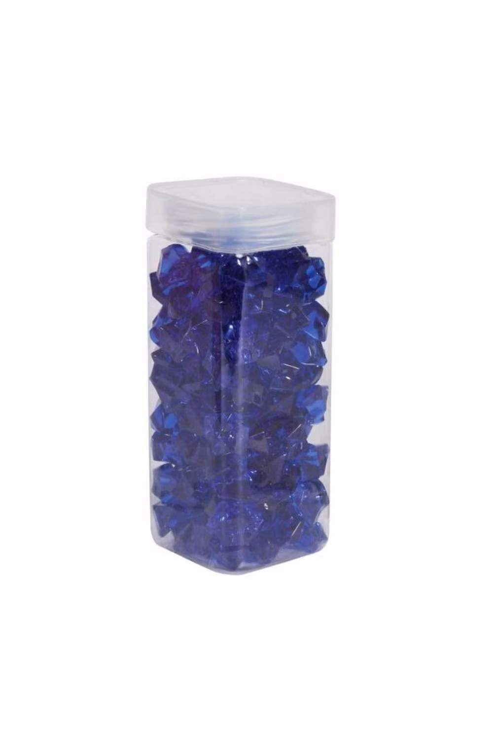 KDMD Large Dark Blue Acrylic Stones in Square Jars, 300g per jar, 2 Pack – 2