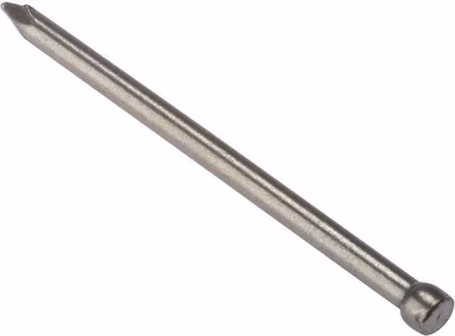 Forgefix Lost Head Steel Nails, Bright Finish, Silver, 65 mm, 500 g