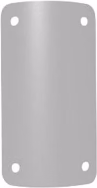 ARP Silver Cast Aluminium Round Downpipe Access Plate 63mm
