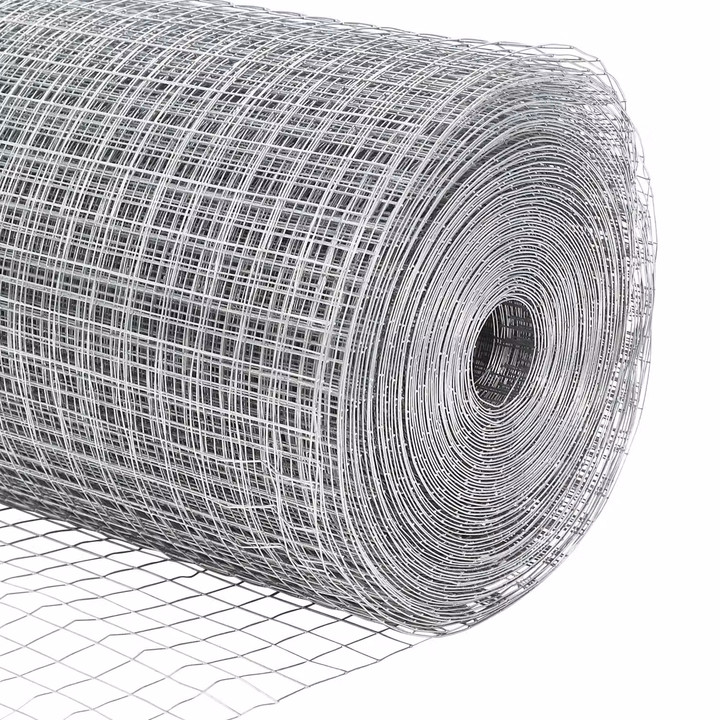 Berkfield Home Grey Galvanised Steel Welded Wire Fence, H: 140 cm x W: 10 m – 3