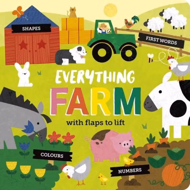 Becky Davies Everything Farm Board Book, Multicolour