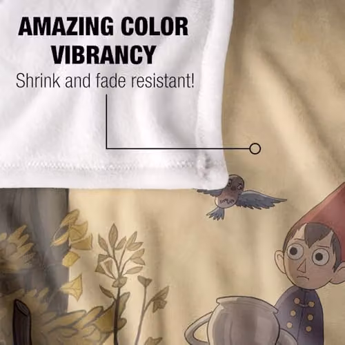 LOGOVISION Over The Garden Wall Poster Super Soft Fleece Throw Blanket, Multicolour, W/D/H: 152 x 127 cm – 3