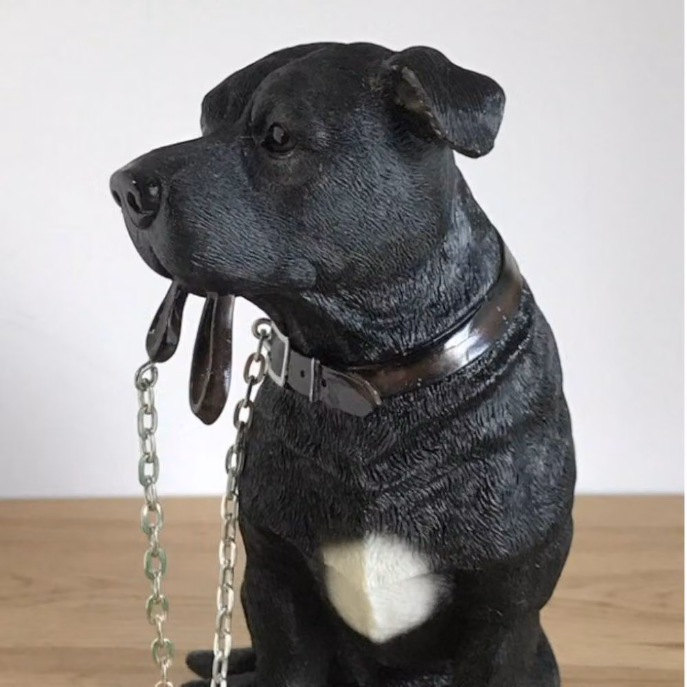 Leonardo Animal Crackers Staffordshire Bull Terrier Figurine in Black and Multicolour – 5
