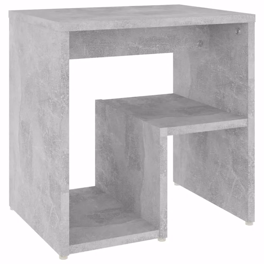 Berkfield Home Bed Cabinet in Concrete Grey, W/D/H: 40 x 30 x 40 cm – 2