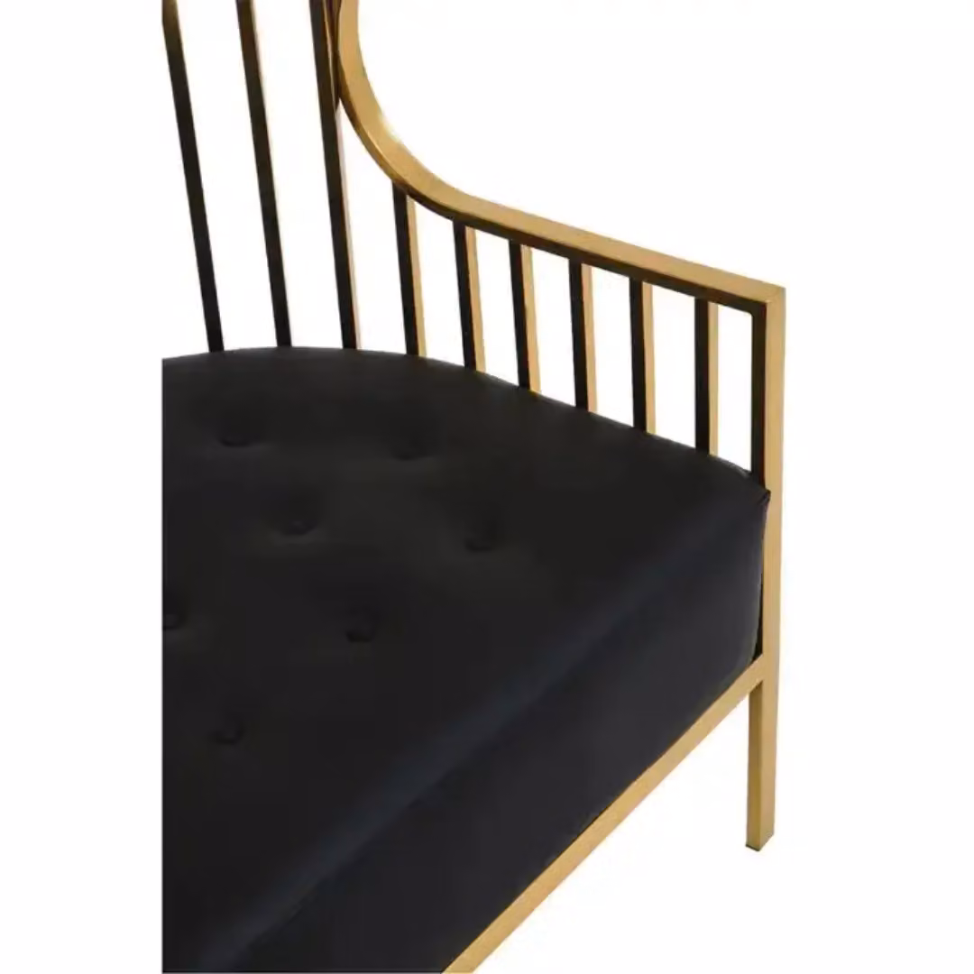 Fifty Five South Orsina Eliza Two Seat Gold Dome Cage Sofa – 7