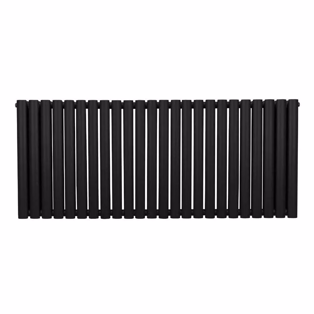 Monstershop Oval Column Radiator in Black, H 144 cm x W 60 cm – 2