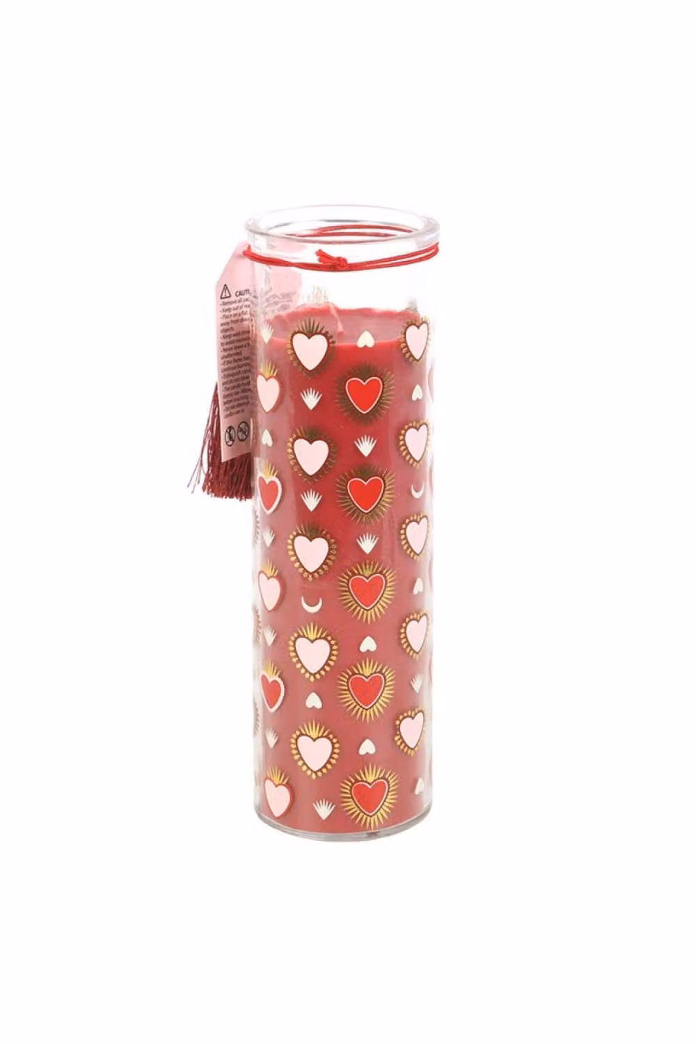 KDMD Sacred Heart Scented Tube Candle in Black and Red – 2