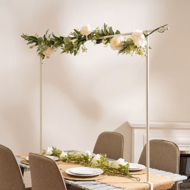 Scottish Everlastings Ltd White Metal Tabletop Display Frame, Height: 140 cm – 1