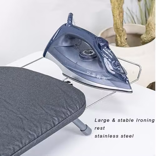 Gr8 Home Grey Foldable Table Top Ironing Board with Iron Rest and Cover – 5