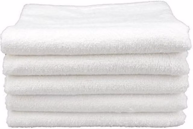 ARTG All Over Tea Towel in White Cotton