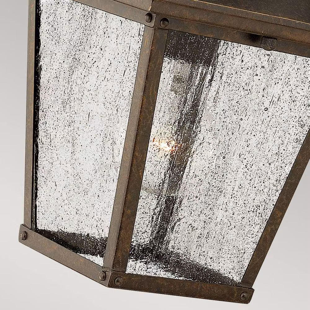 Netlighting Trellis Small Outdoor Wall Lantern Light in Regency Bronze and Brown, IP44, E27 – 3