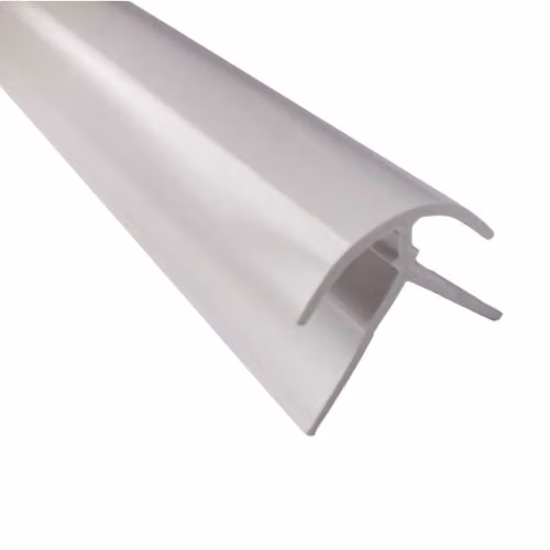 Wetwall Compact Composite External Corner Wall Panel 4mm White Tile