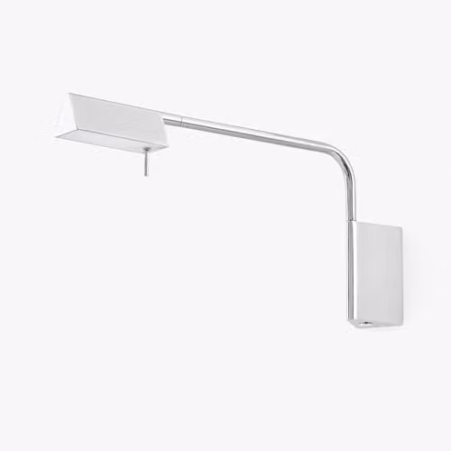 Faro Barcelona Academy LED Indoor Wall Lamp in Chrome and Grey