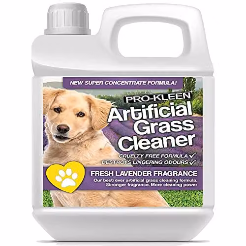 Pro-Kleen 4-in-1 Artificial Grass Cleaner and Pet Friendly Disinfectant with Deodoriser, Lavender, 1 l – 1