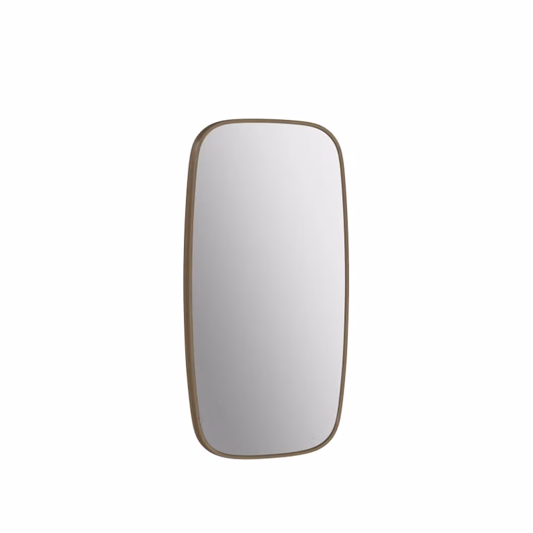 Dome Deco Scutari Rectangular Wall Mirror in Bronze
