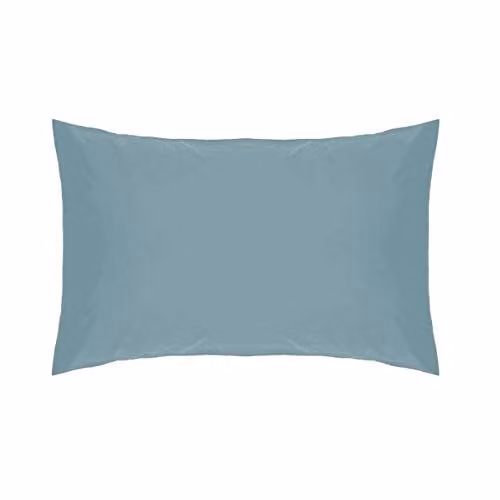 Belledorm Easy Care 200 Thread Count Cotton Polyester Percale Housewife Pillowcase in Petrol Green
