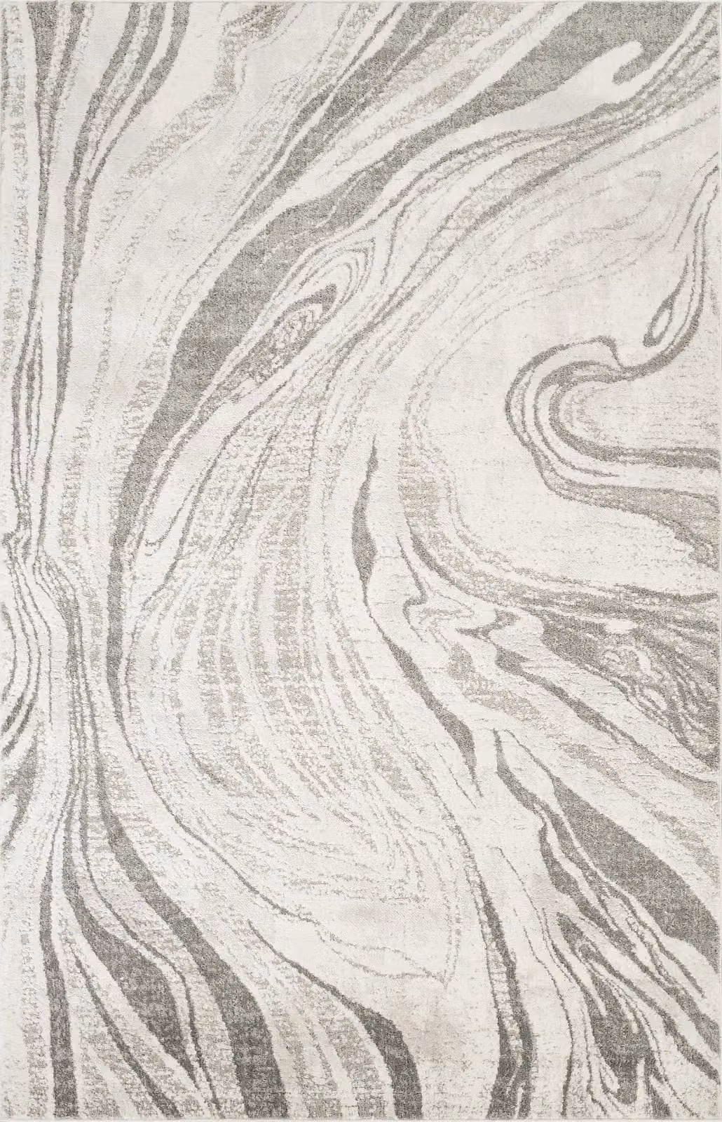 Desire Rugs Mabel Modern Contemporary Abstract Area Rug in Grey and Beige, W: 200 cm, D: 290 cm – 2