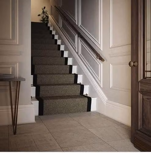 Woodworx Oak Staircase Handrail Kit with Brackets, Black, 3.6m – 2