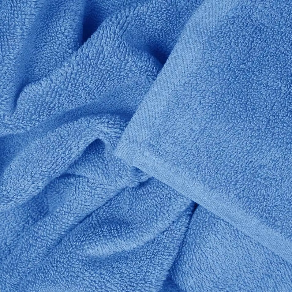 Allure Bath Fashions Luxury Zero Twist Egyptian Cotton Towel Set in Blue – 2