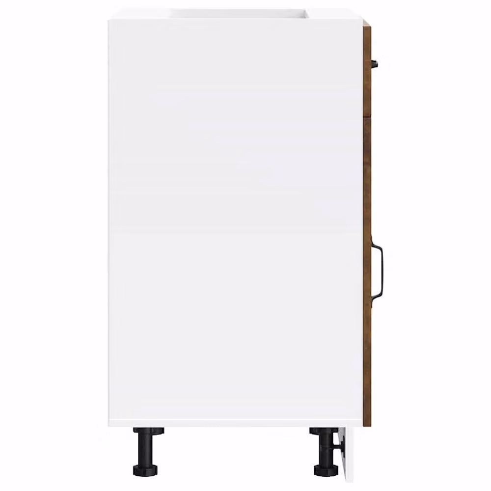 Berkfield Home Kalmar Kitchen Base Cabinet in Smoked Oak Brown, W/D/H: 46.0 x 50.0 x 81.5 cm – 3