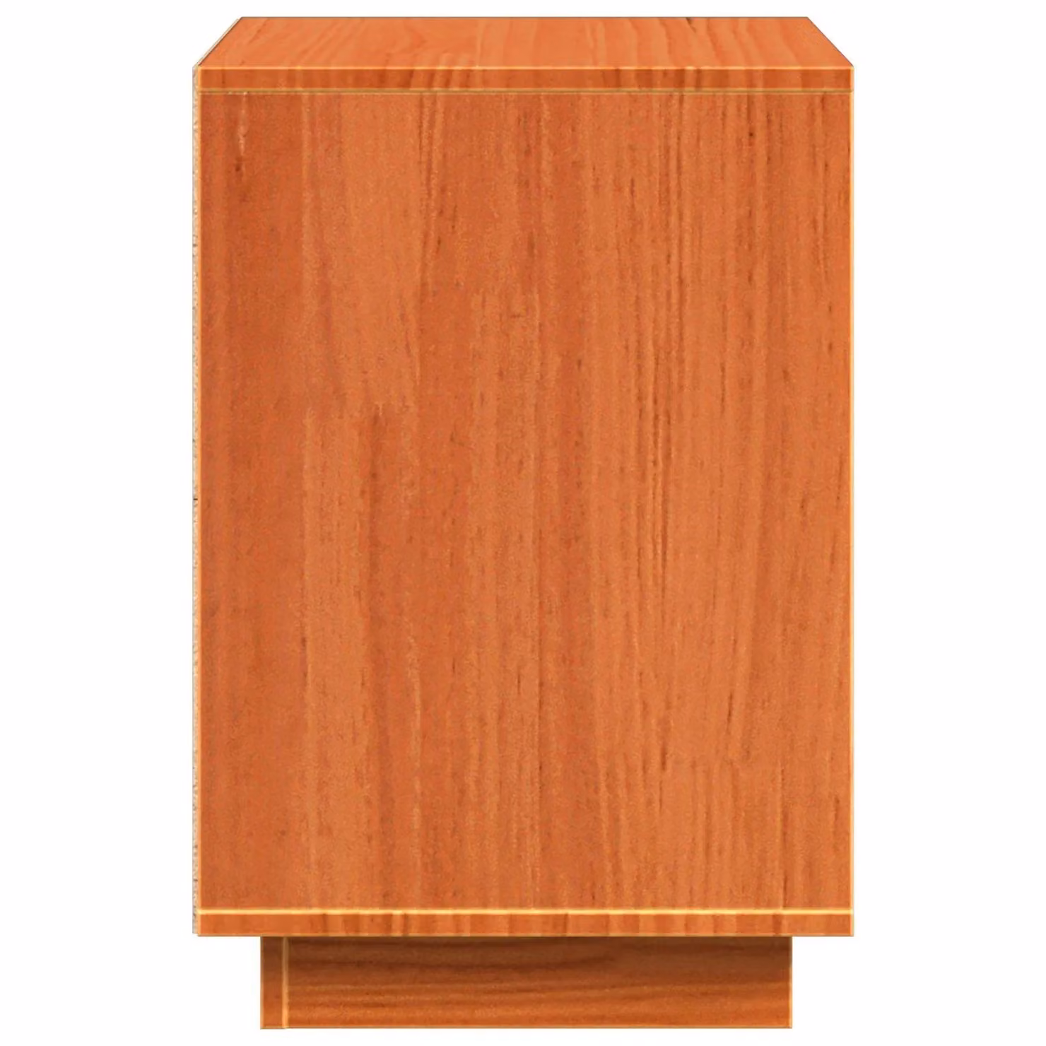 Berkfield Home Set of 2 Wax Brown Solid Pinewood Bedside Cabinets W/D/H: 60 x 34 x 51 cm – 5