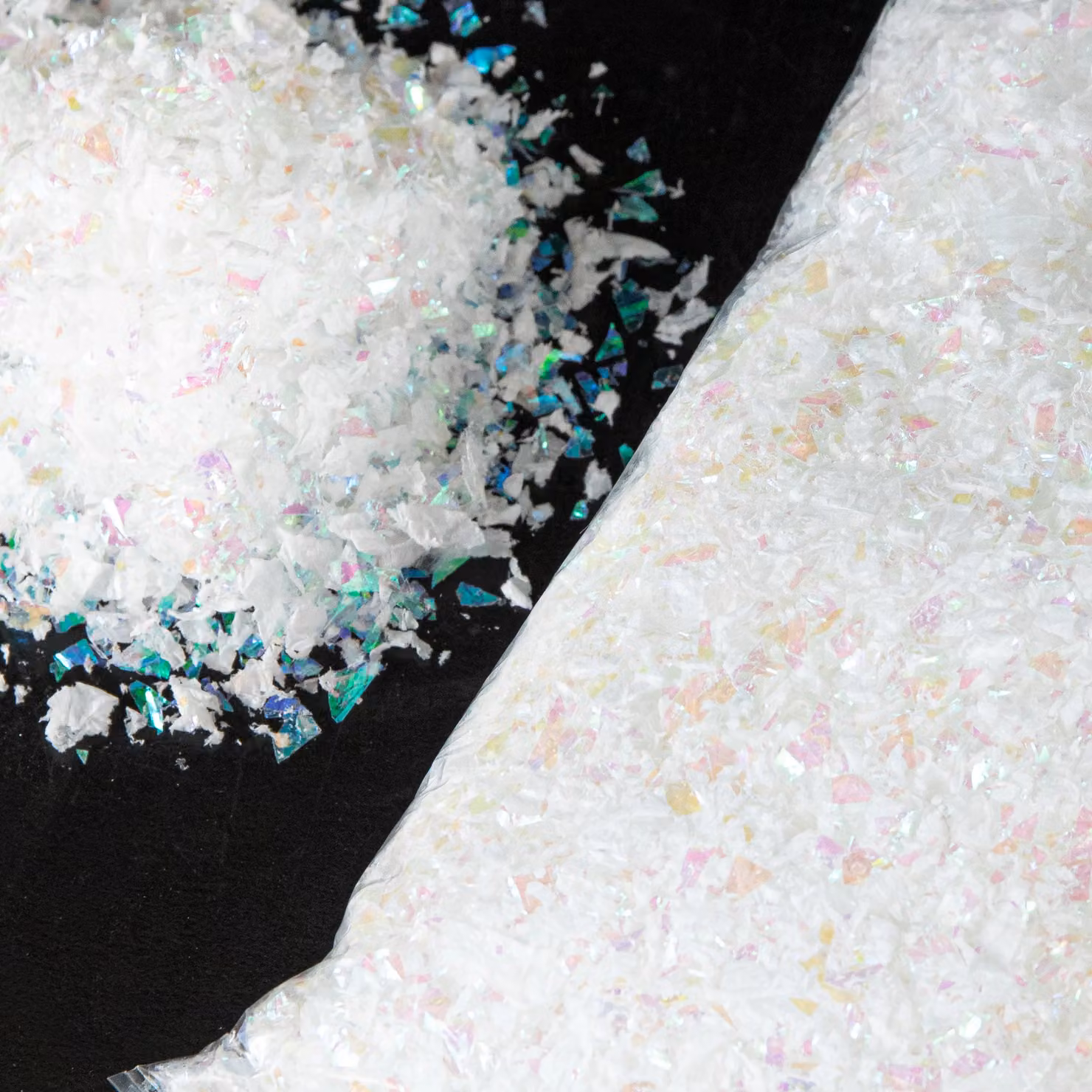 Samuel Alexander Frosted Iridescent Fake Christmas Snow Decoration, White, 150g – 5
