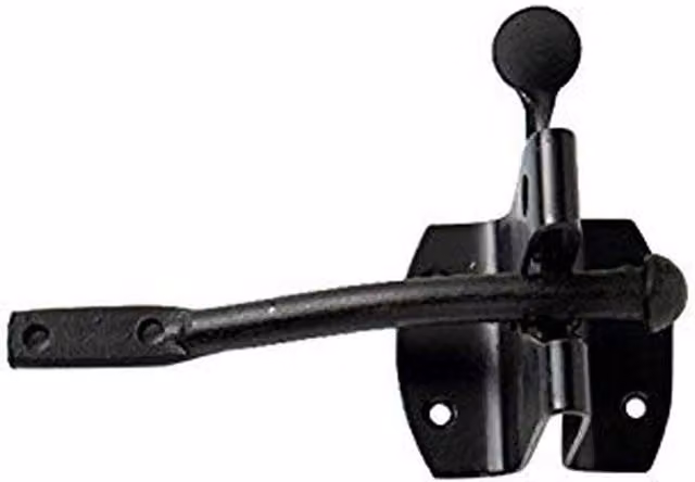 Golden Grace Auto Slide Gate Latch in Black