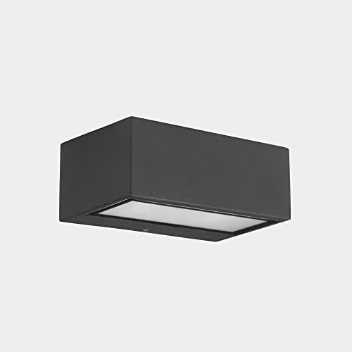 Netlighting LEDS C4 Nemesis Outdoor LED Up Down Wall Light, Urban Grey, 10.5W, 2700K, IP65 – 1