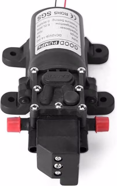 NESTLUNE 130PSI Self Priming Diaphragm Water Pump, Black – 1