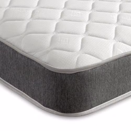 eXtreme comfort ltd Cooltouch Essentials Grey Shorty Hybrid Memory Foam and Bonnell Spring Mattress for Children, Depth: 18 cm, White – 2