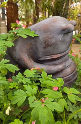 Inspirational Gifting Winnie-the-Pooh Large Ornament Sculpture in Antique Bronze Finish, Height: 50 cm – 4