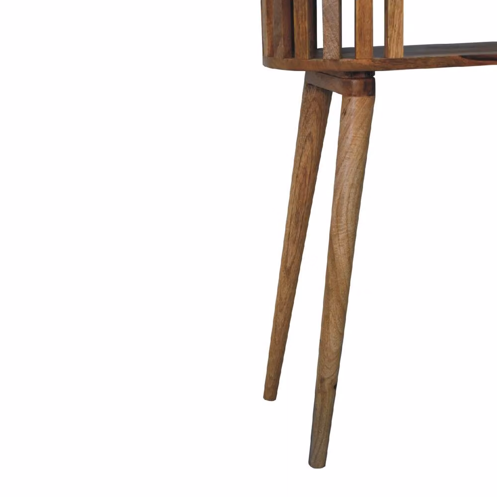STILVORA Mango Wood Solid Console Table in Brown – 3