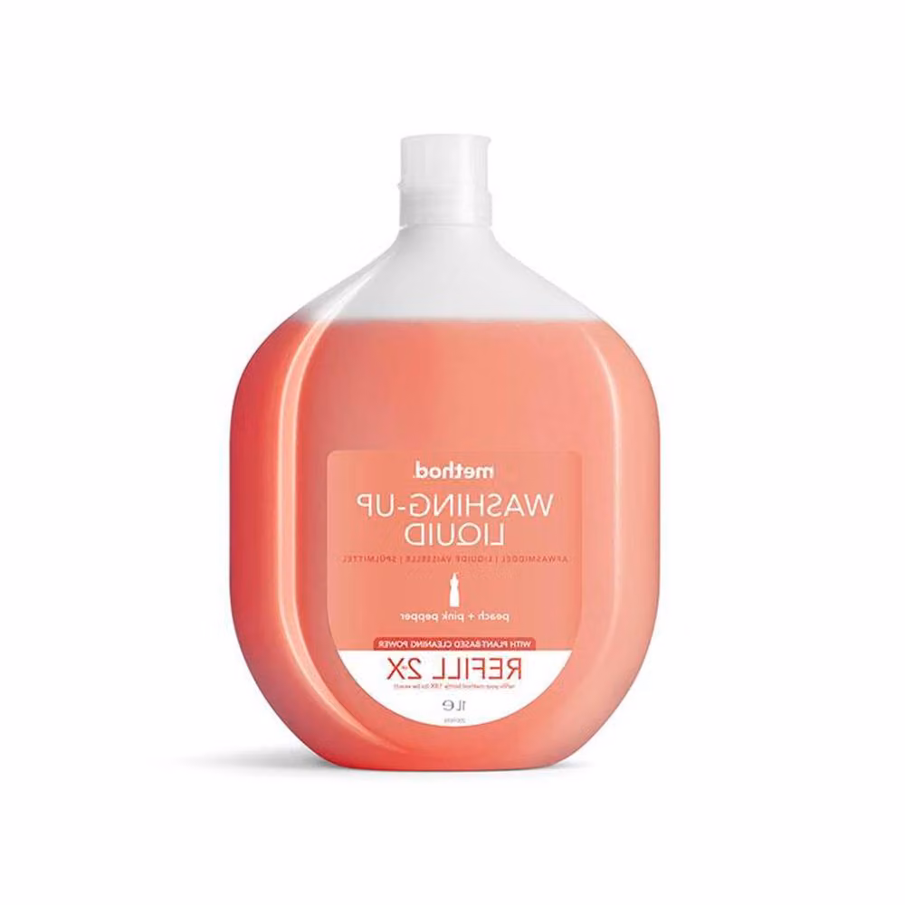 Method Washing Up Liquid Refill Peach & Pink Peppercorns 1L - Orange – 2