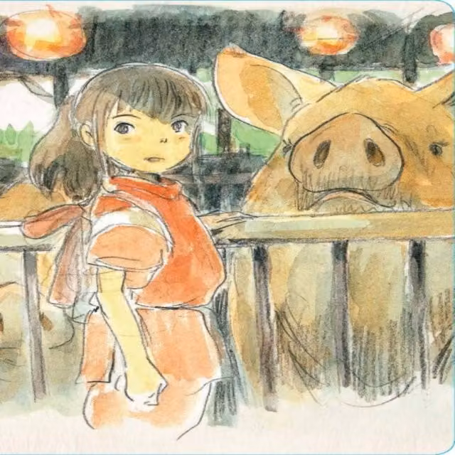 Chronicle Books Spirited Away Blank Journal Notebook in Multicolour