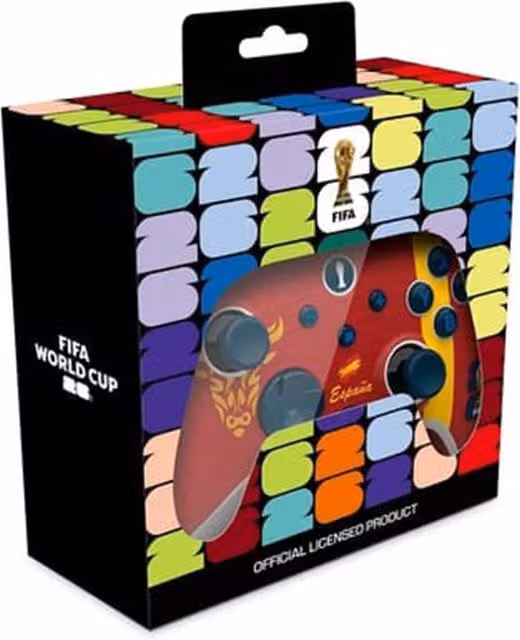 FIFA Licensed World Cup Controller for Nintendo Switch, PC and Mobile, Red and Multicolour