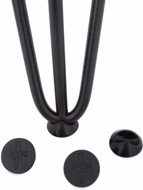 SKISKI 4-Pack Black Plastic Hairpin Leg Feet Protectors