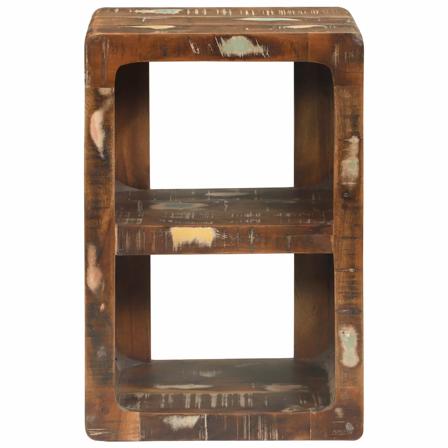 Berkfield Home Media Storage Cabinet in Brown Multicolour Solid Reclaimed Wood – 3