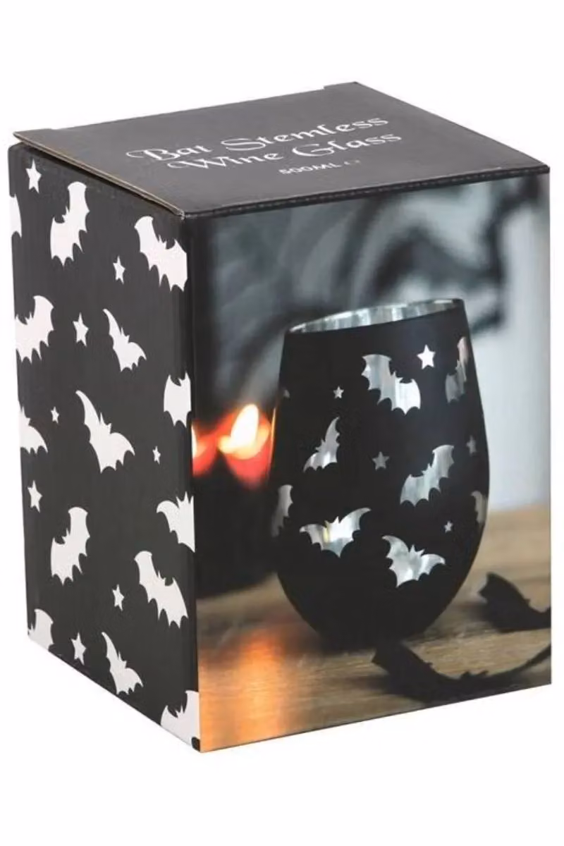 Something Different Black Stemless Wine Glass – 3