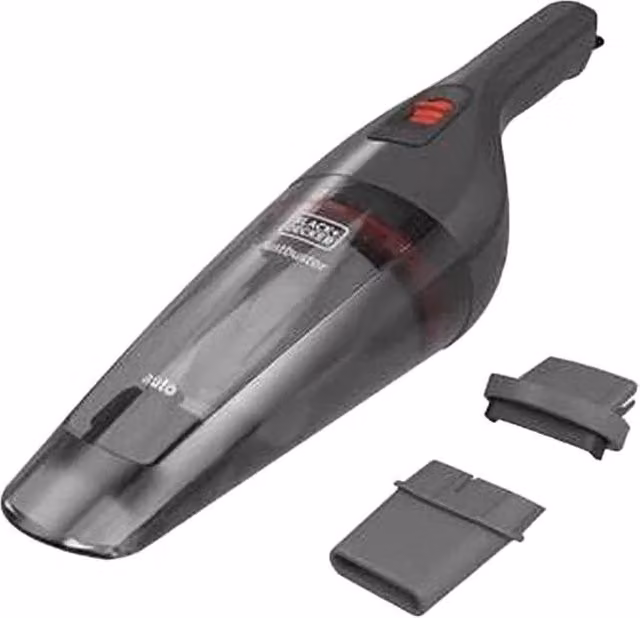 Black & Decker Handheld Cigarette Lighter Vacuum Cleaner in Black