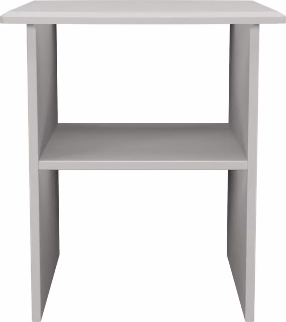 Knightsbridge Modern Lamp Table in Grey Matt
