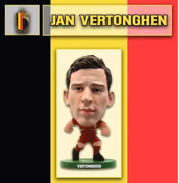 SoccerStarz Jan Vertonghen 2014 Belgium National Squad Mini Figure, Red, Height: 5 cm